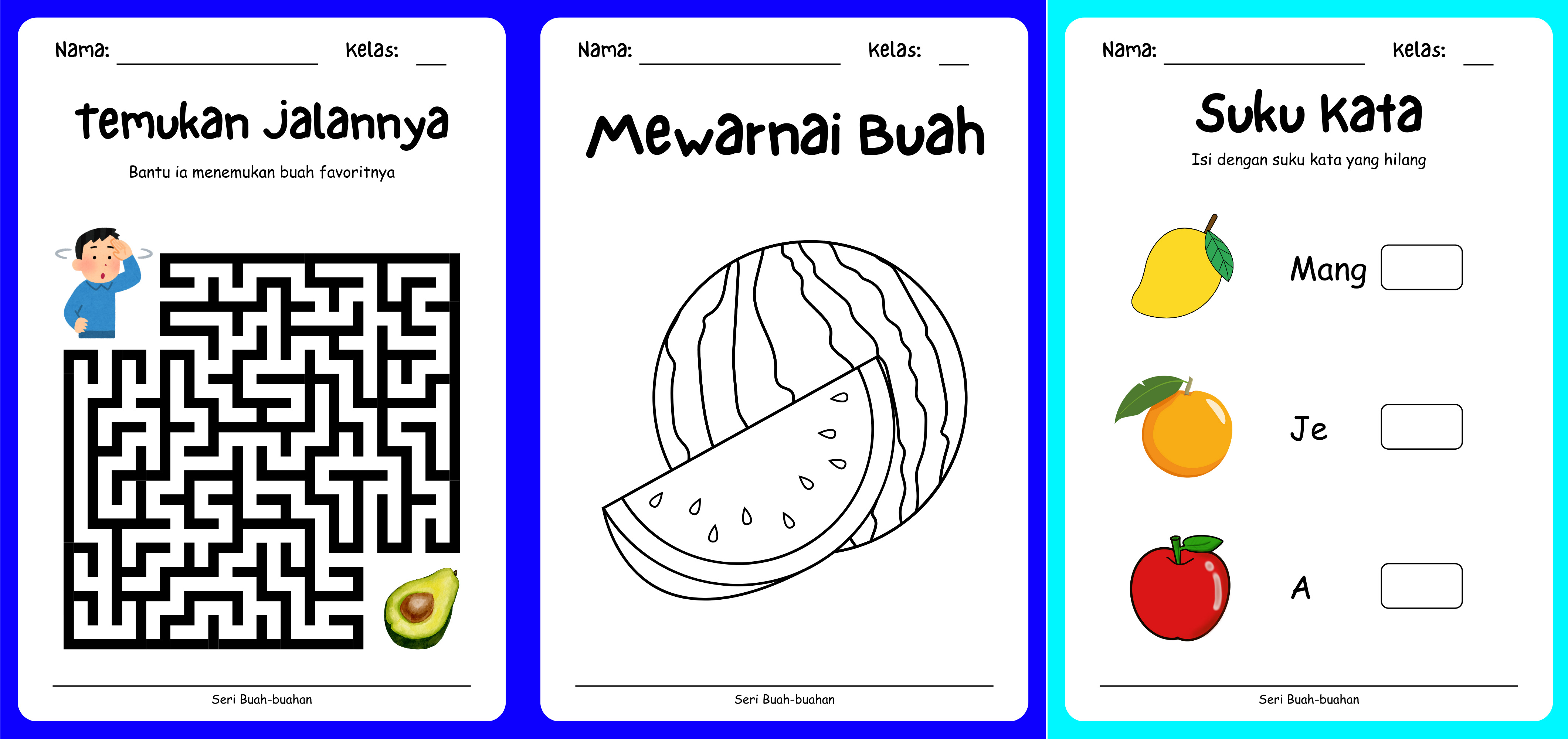 Download Ebook Gratis PDF untuk Anak: Belajar Mengenal Lingkungan Sekitar Melalui Buah-Buahan